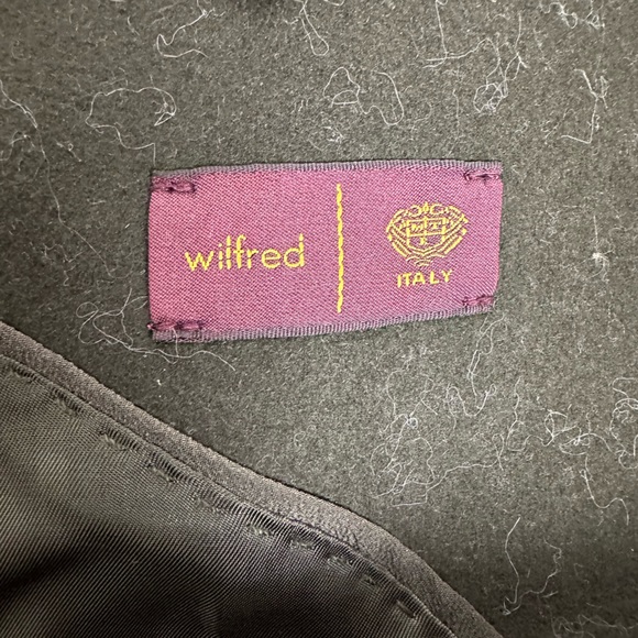 Aritzia Wilfred Cocoon Coat Olive Green Size Médium - Picture 11 of 15